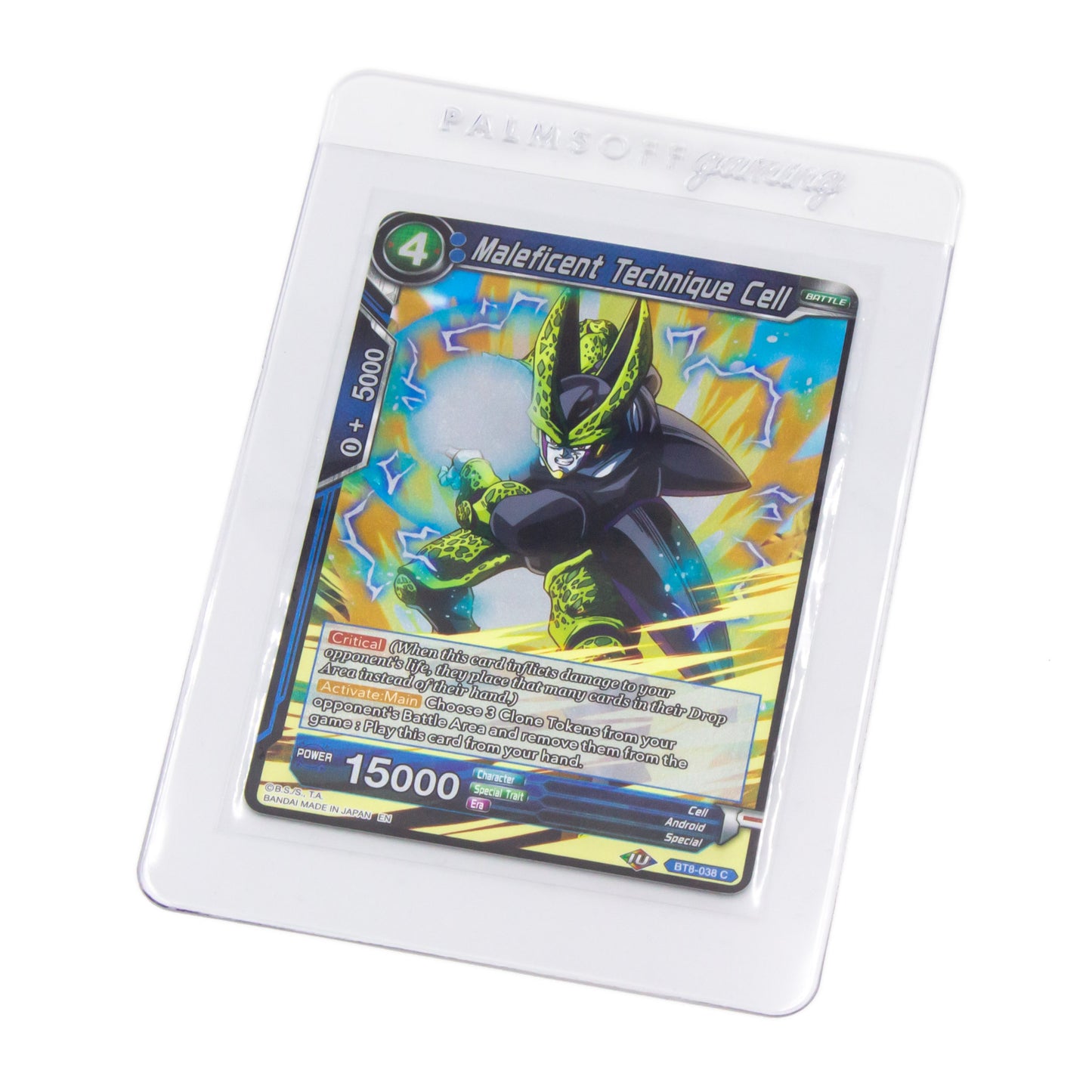 Palms Off Gaming Packs Grading Holders Semi Rigid BOX 200 Grading Holders