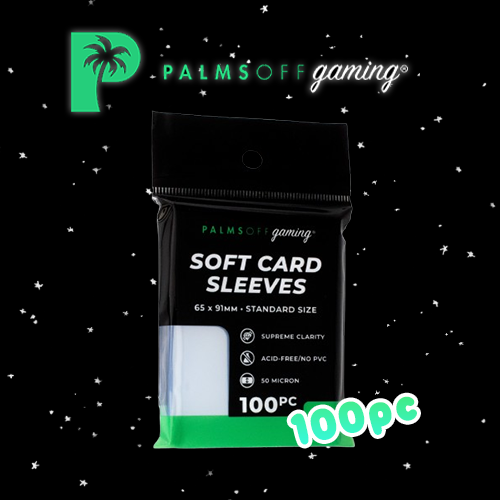 Palms Off Gaming Soft Card Sleeves Standard Size 100pc