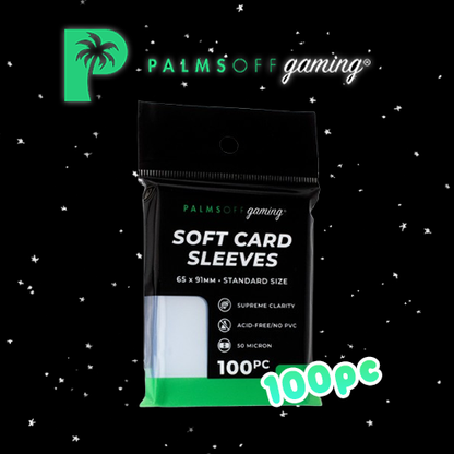 Palms Off Gaming Soft Card Sleeves Standard Size 100pc